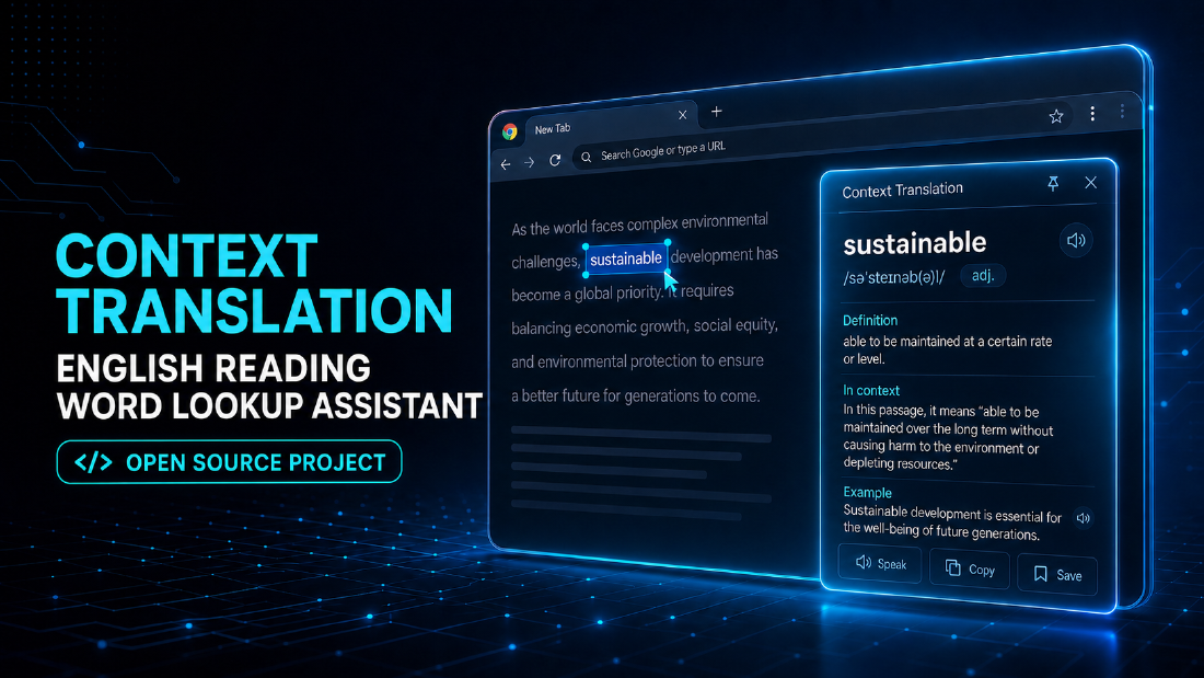 English Reading Word Lookup Assistant